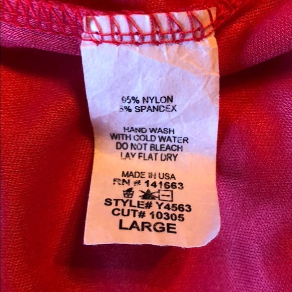 Red/Pink Lace Dress - Picture 5 of 6